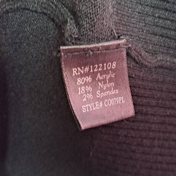 Mischief Made Women's Spiderweb Cardigan Black Gold size XL - Picture 7 of 8